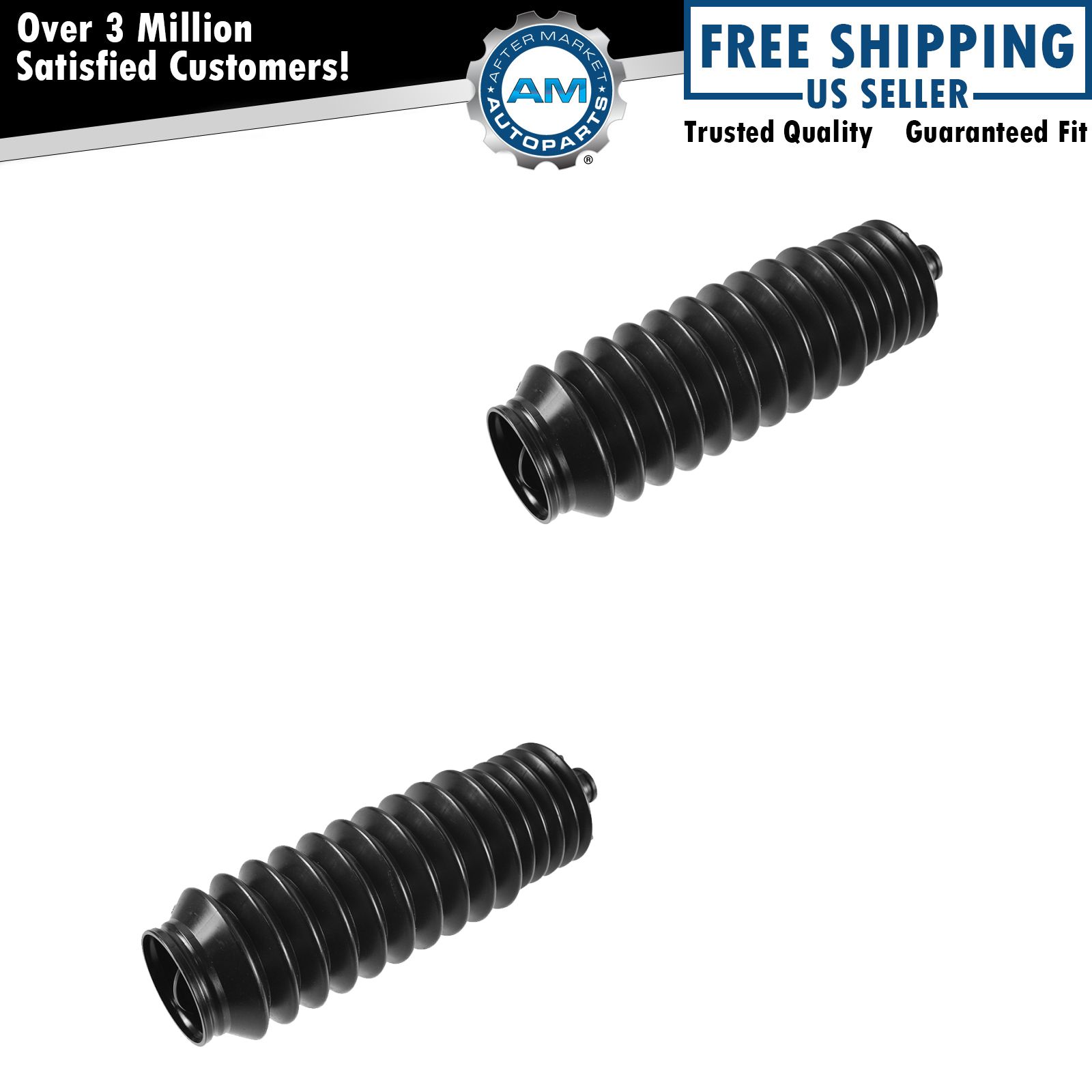Steering Rack and Pinion Boot Bellow LH RH Pair for Chevy Buick Olds Cadillac