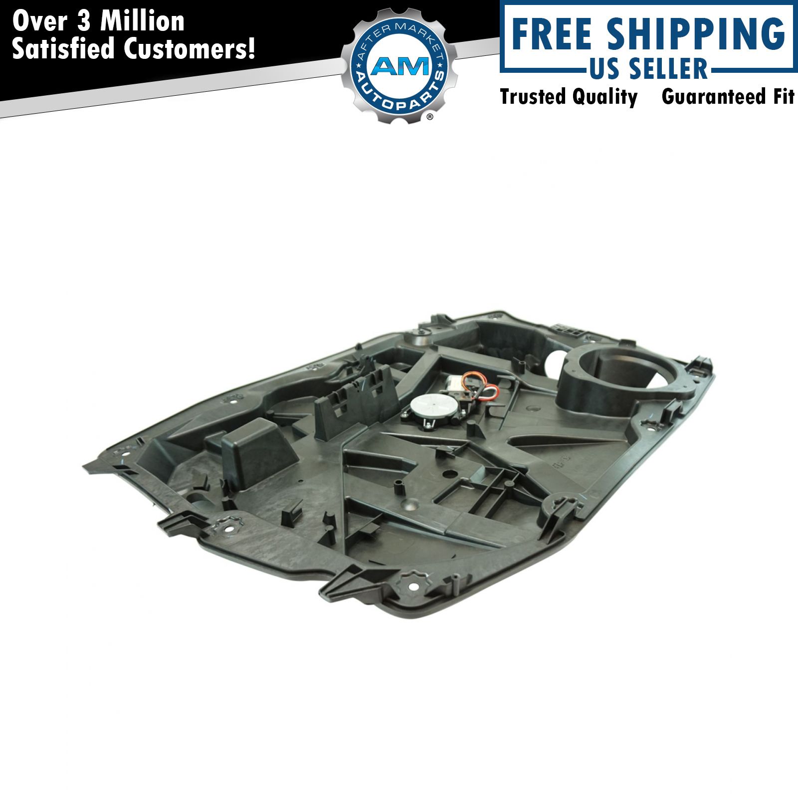 Dorman Front Window Regular With Motor Driver Side for 08-12 Jeep Liberty Truck