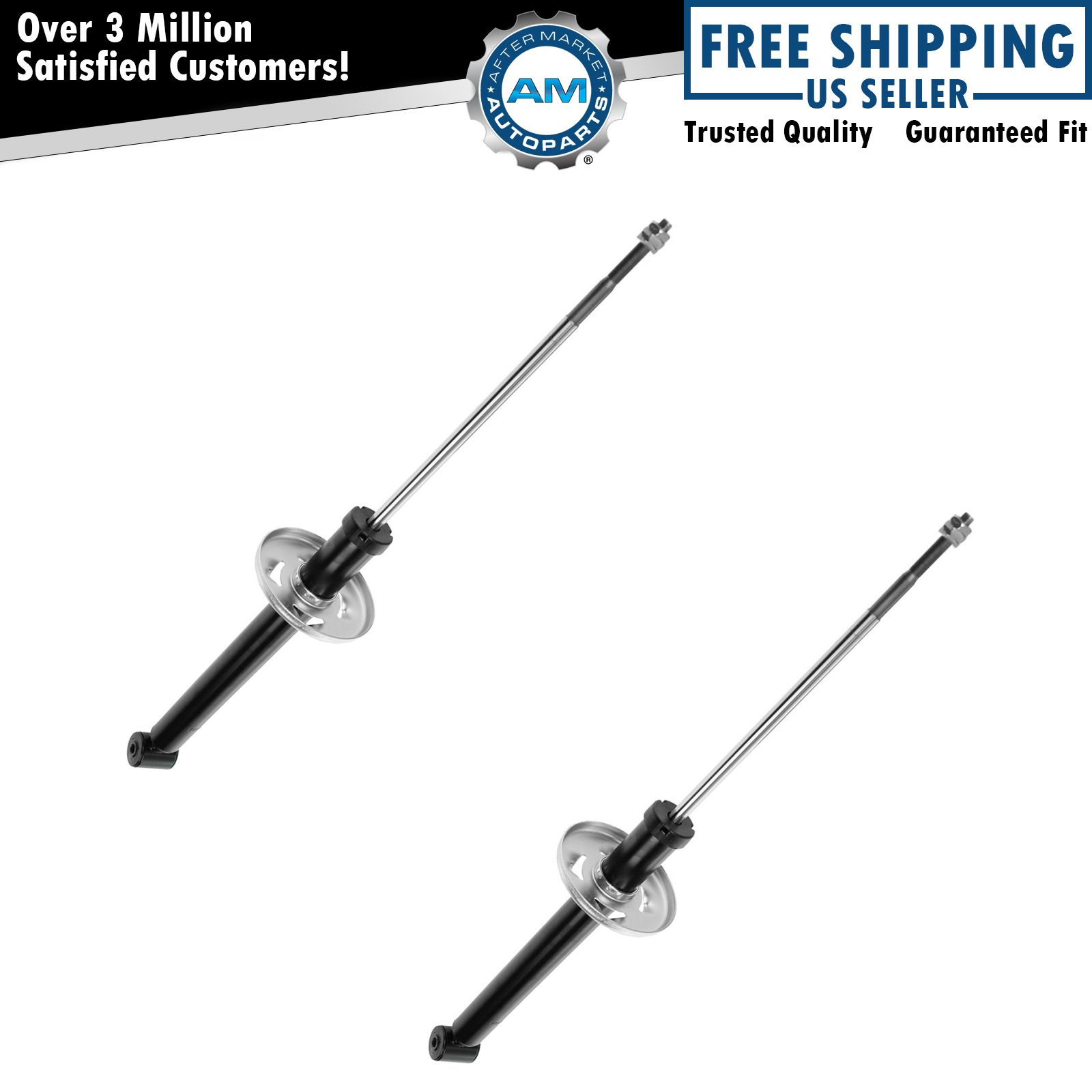 Rear Strut Shock Absorber Pair Set for Volkswagen VW Cabrio Corrado Golf Jetta