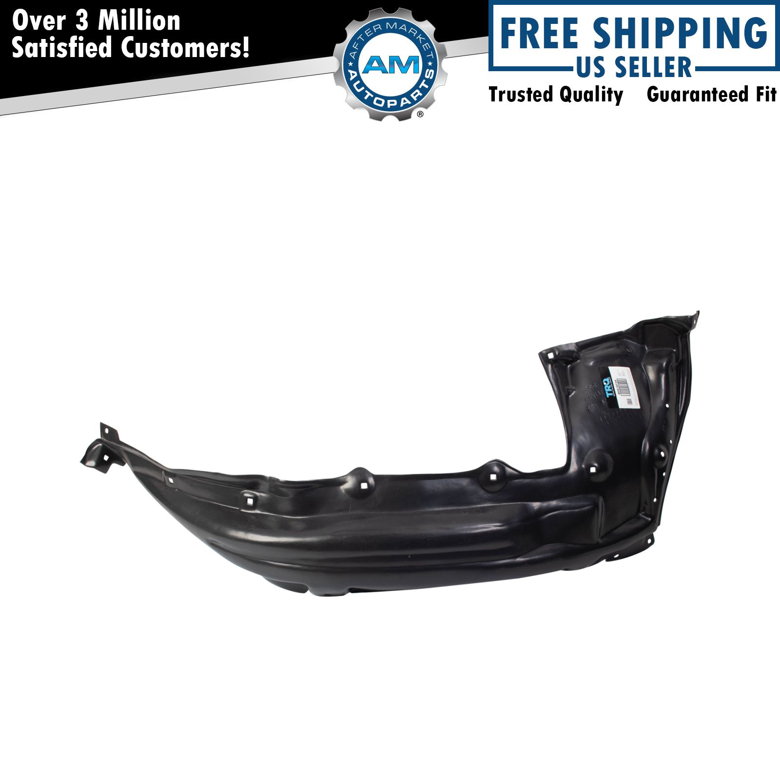 Front Right Rearward Inner Fender Liner Fits 2014-2016 Toyota Tundra