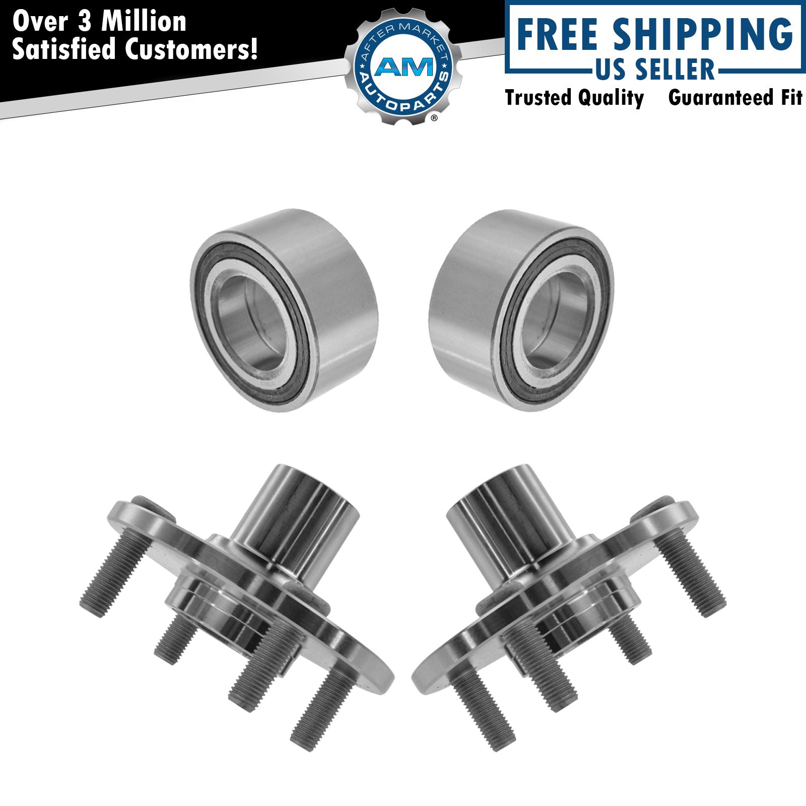 Front Wheel Bearing and Hub Pair Kit Set for Toyota Scion Echo xA xB eBay