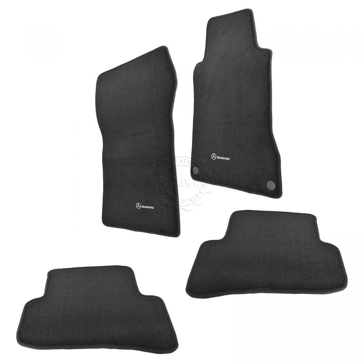OEM Floor Mat Set Black Carpet Set of 4 for Mercedes Benz C230 C240
