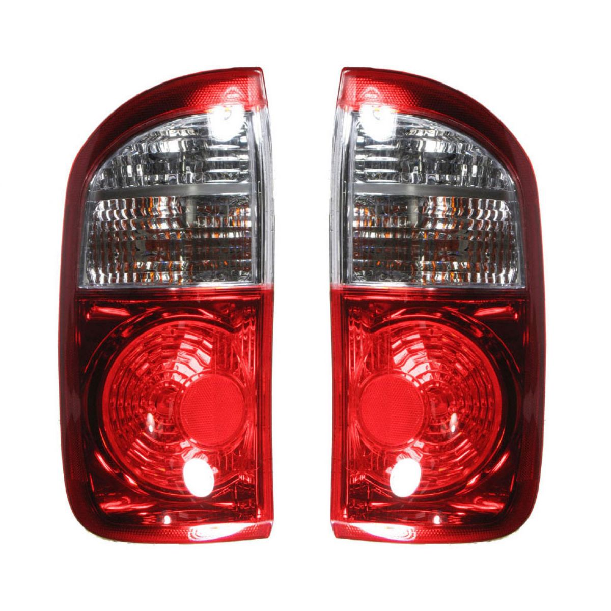 Taillights Taillamp Pair Set for 04-06 Tundra 4 Door Double Cab Pickup