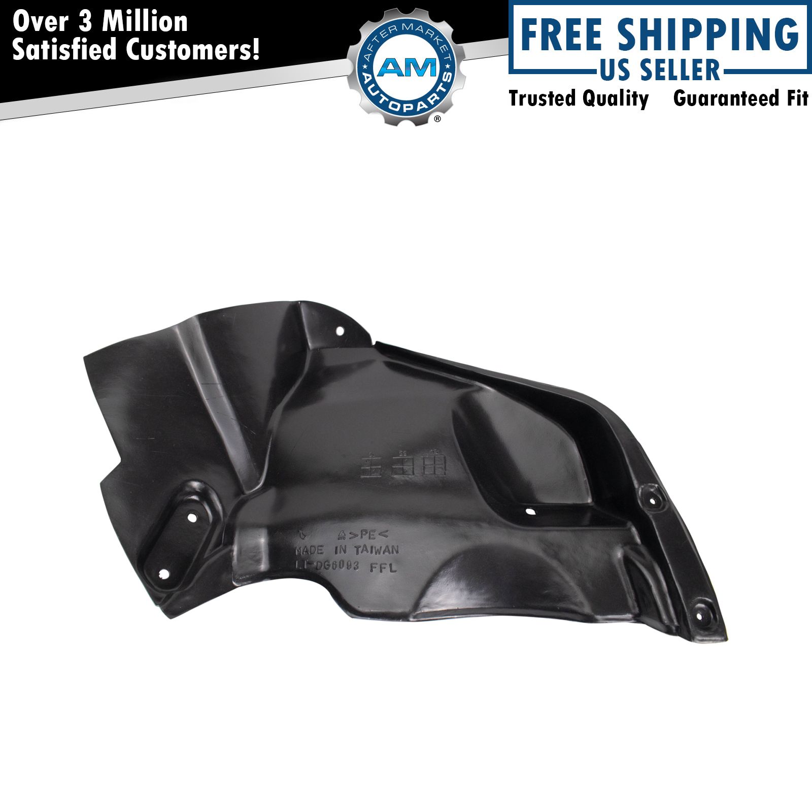 Front Left Forward Inner Fender Liner Fits 2015-2018 Ram 1500 2019 1500 Classic