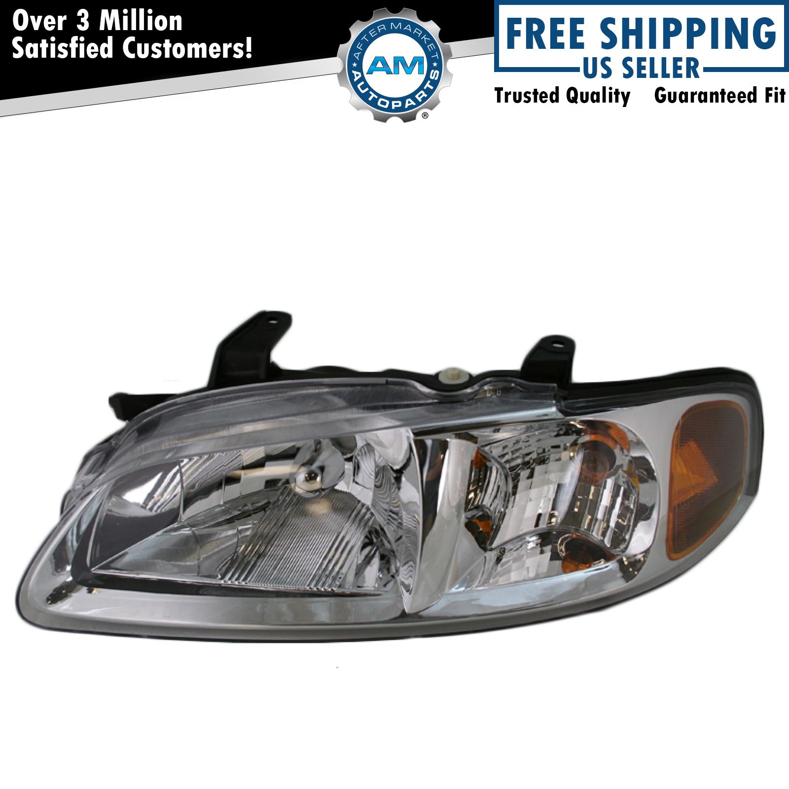 Left Headlight Assembly Drivers Side For 2000-2003 Nissan Sentra NI2502129