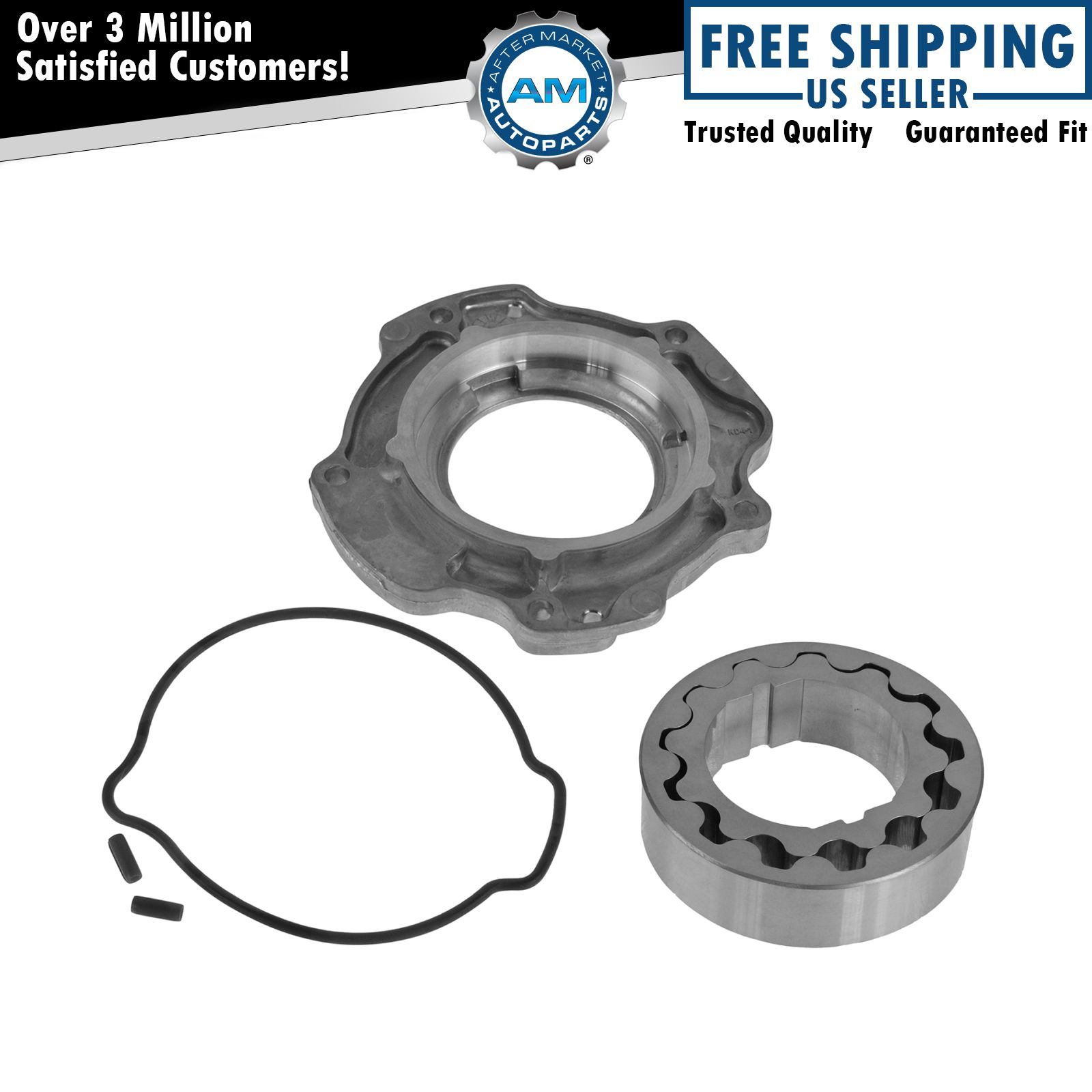 OEM Oil Pump w/ Front Cover Gasket Kit for Ford 6.0L Turbo Diesel New