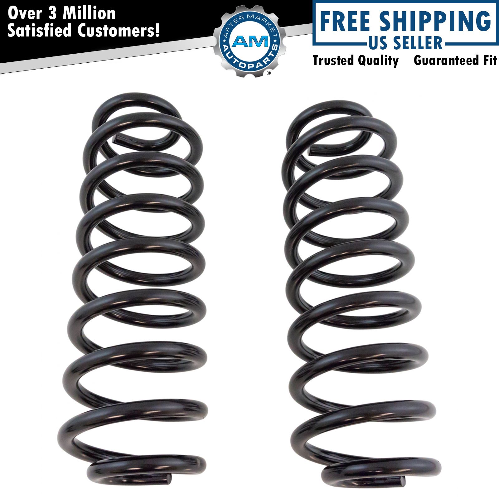 Moog 81069 Rear Coil Spring LH RH kit Pair Set of 2 for GM Pickup Truck SUV New