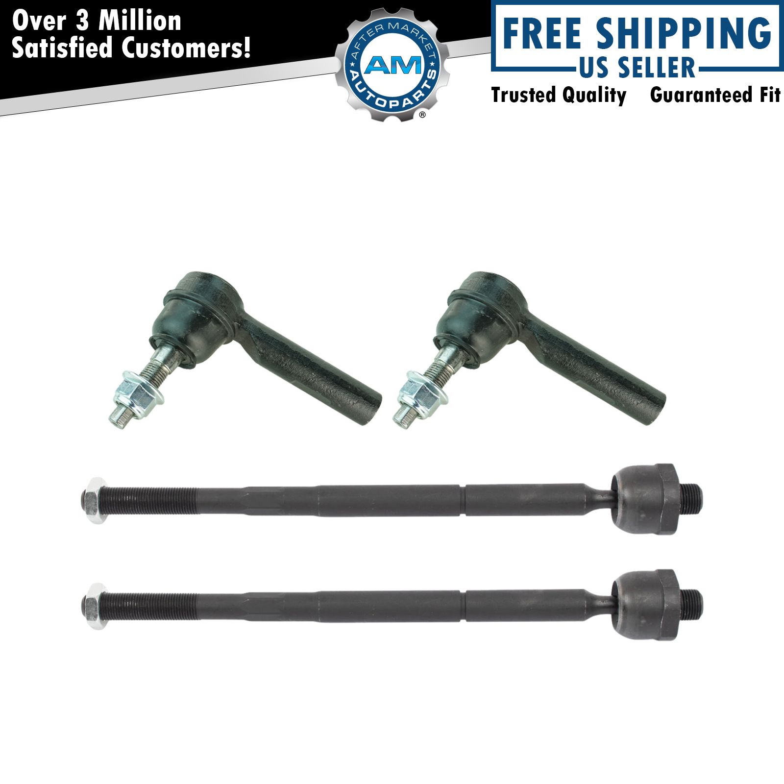 Front Tie Rod Set Fits 2015-2022 Chrysler 300 Dodge Challenger Charger