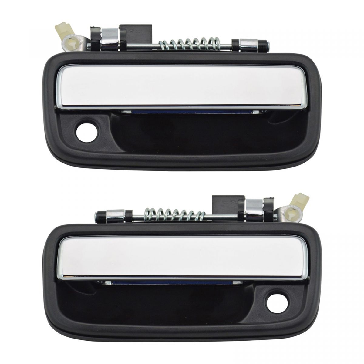 Chrome & Black Outside Exterior Door Handle Left/Right Chrome & Black Outside Exterior Door Handle Left/Right