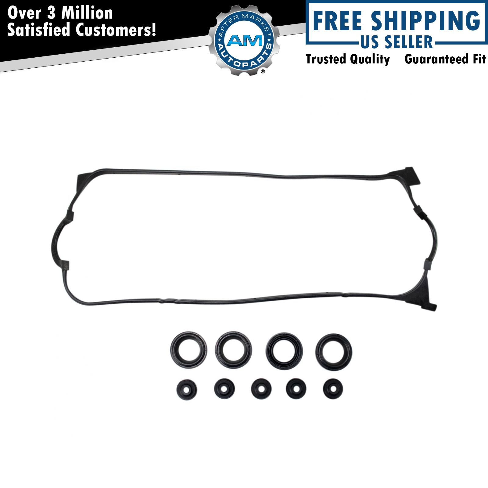 Engine Valve Cover Gasket Set Kit for Acura EL Honda Civic Del Sol 1.6L D16