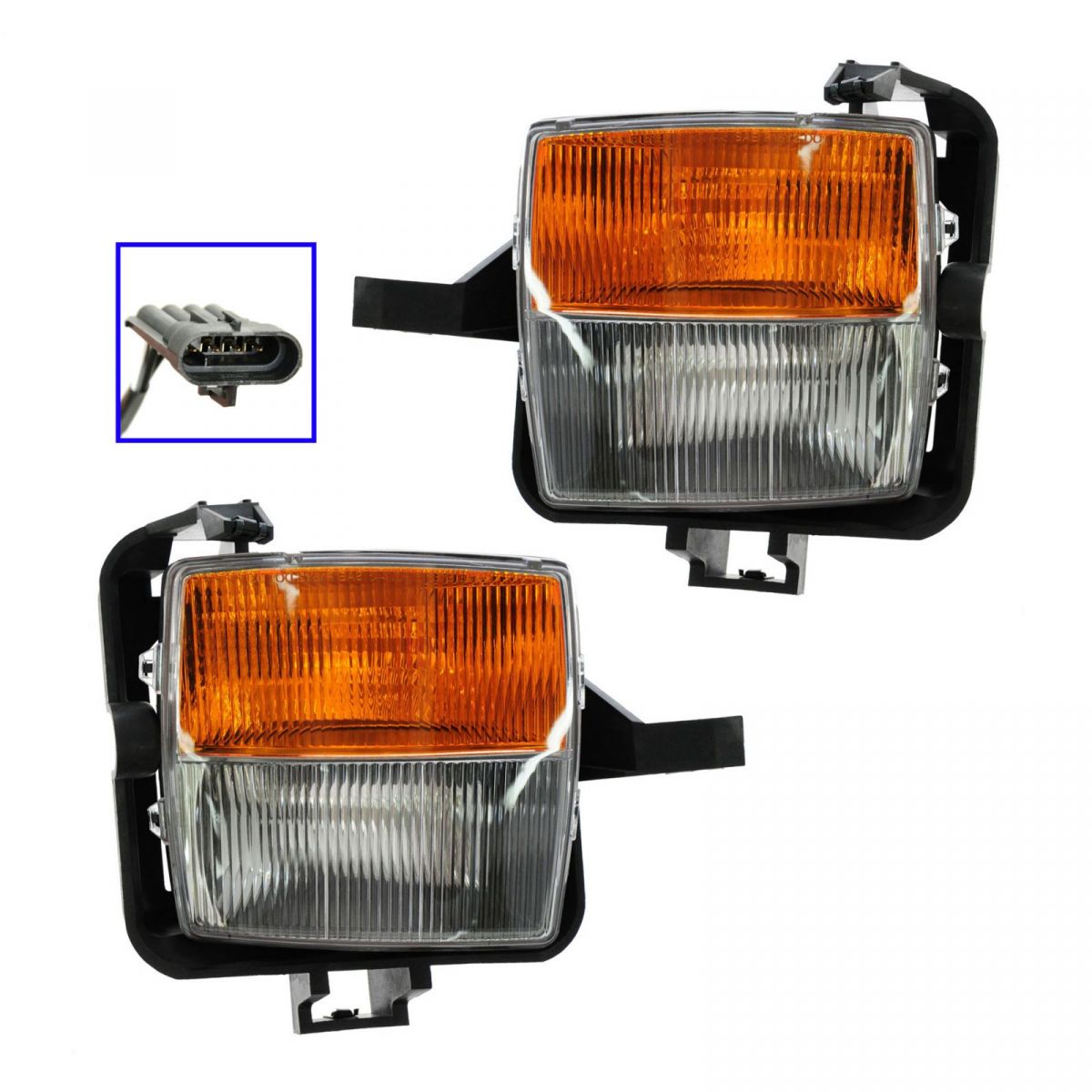Fog Driving Lights Turn Signals Left & Right Pair Set for 0307