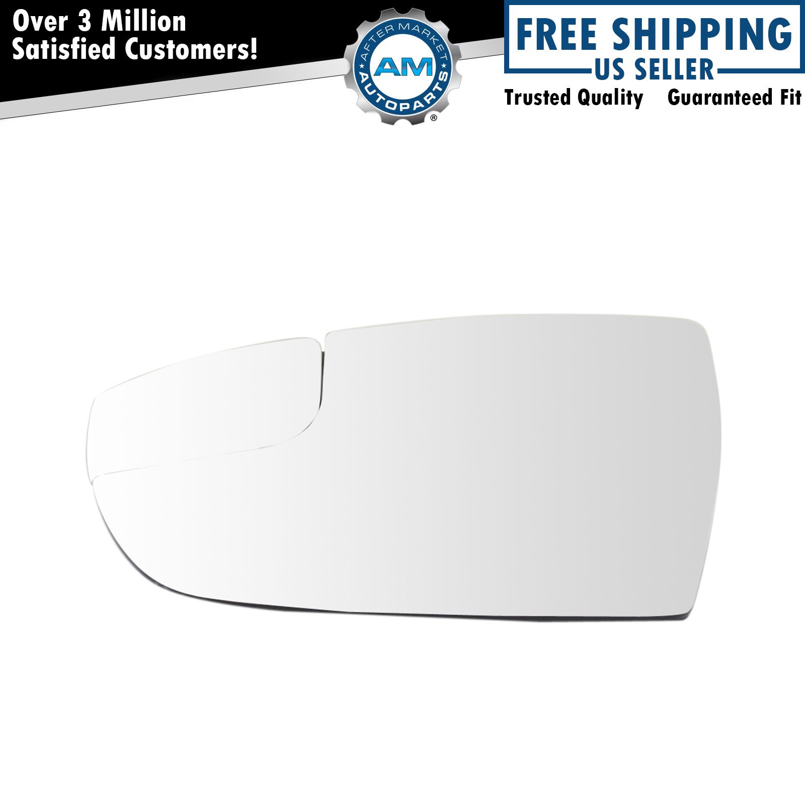 Exterior Side View Mirror Glass Driver Side LH for Ford Focus