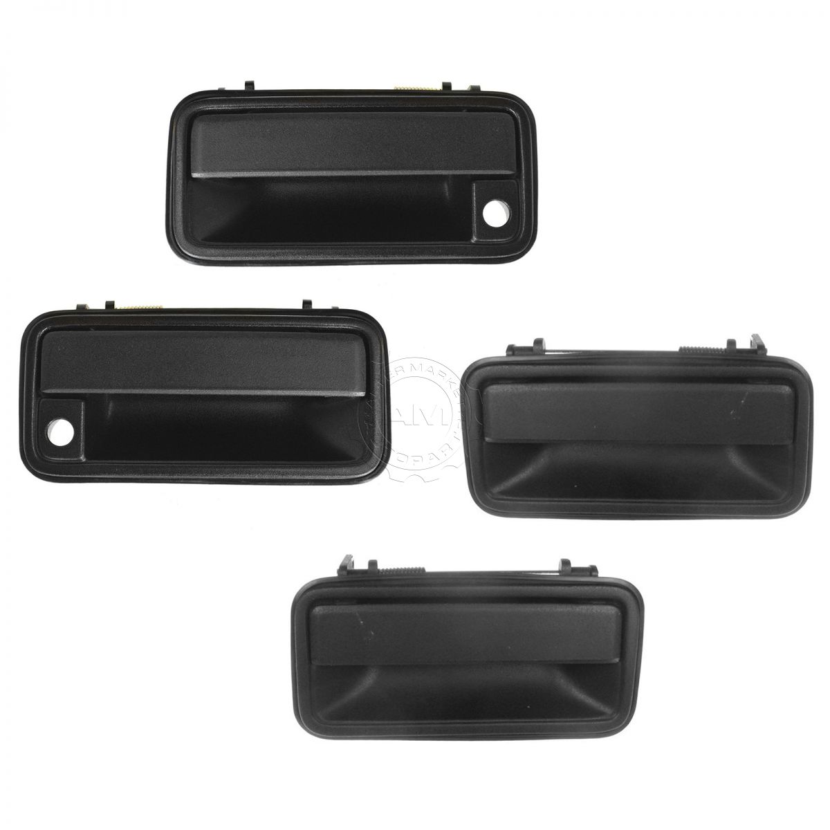 Exterior Outside Door Handle Texture Black Front Rear Kit Set of 4 for ...