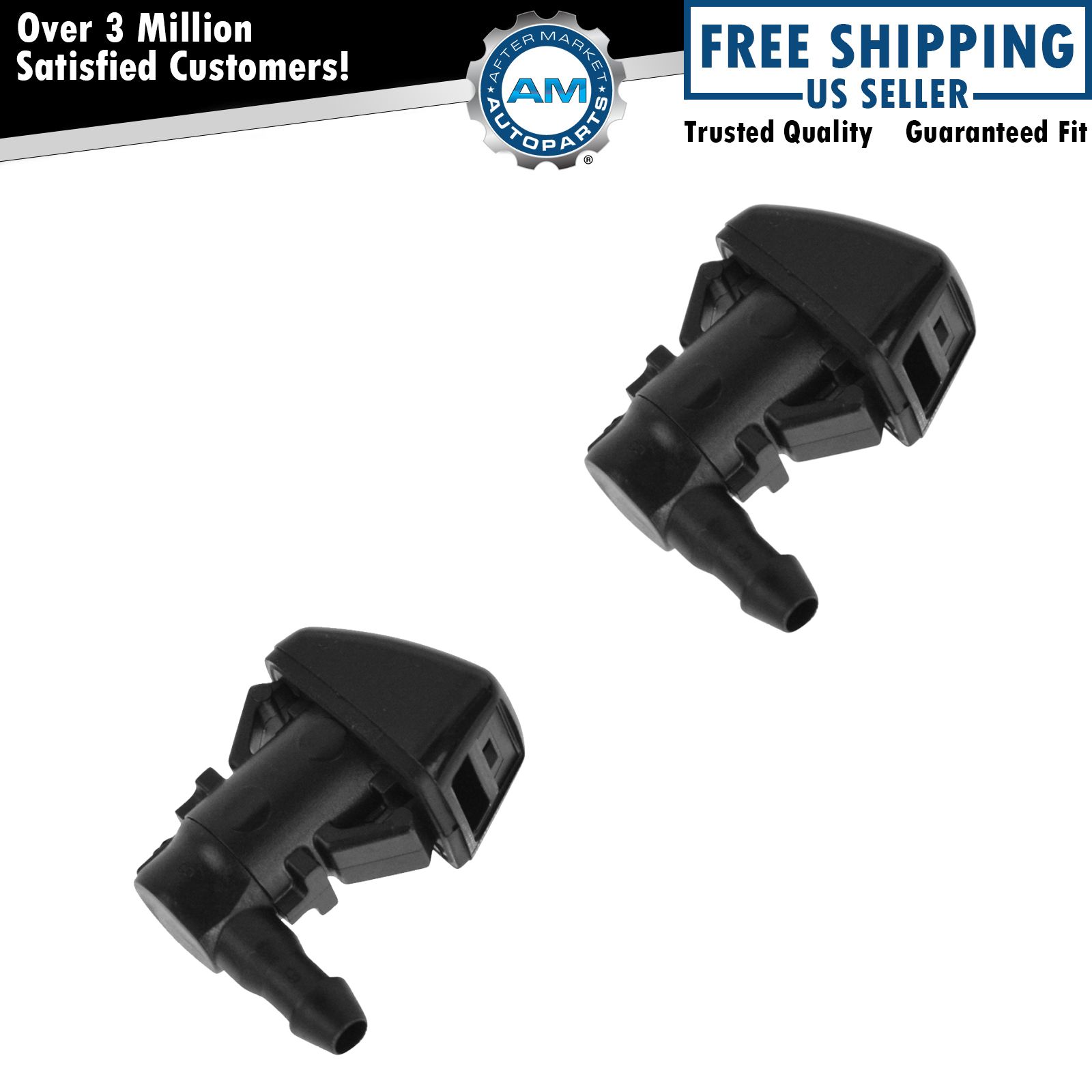 OEM Windshield Washer Nozzle Jet Pair for Ford Super Duty Pickup 7C3Z17603A