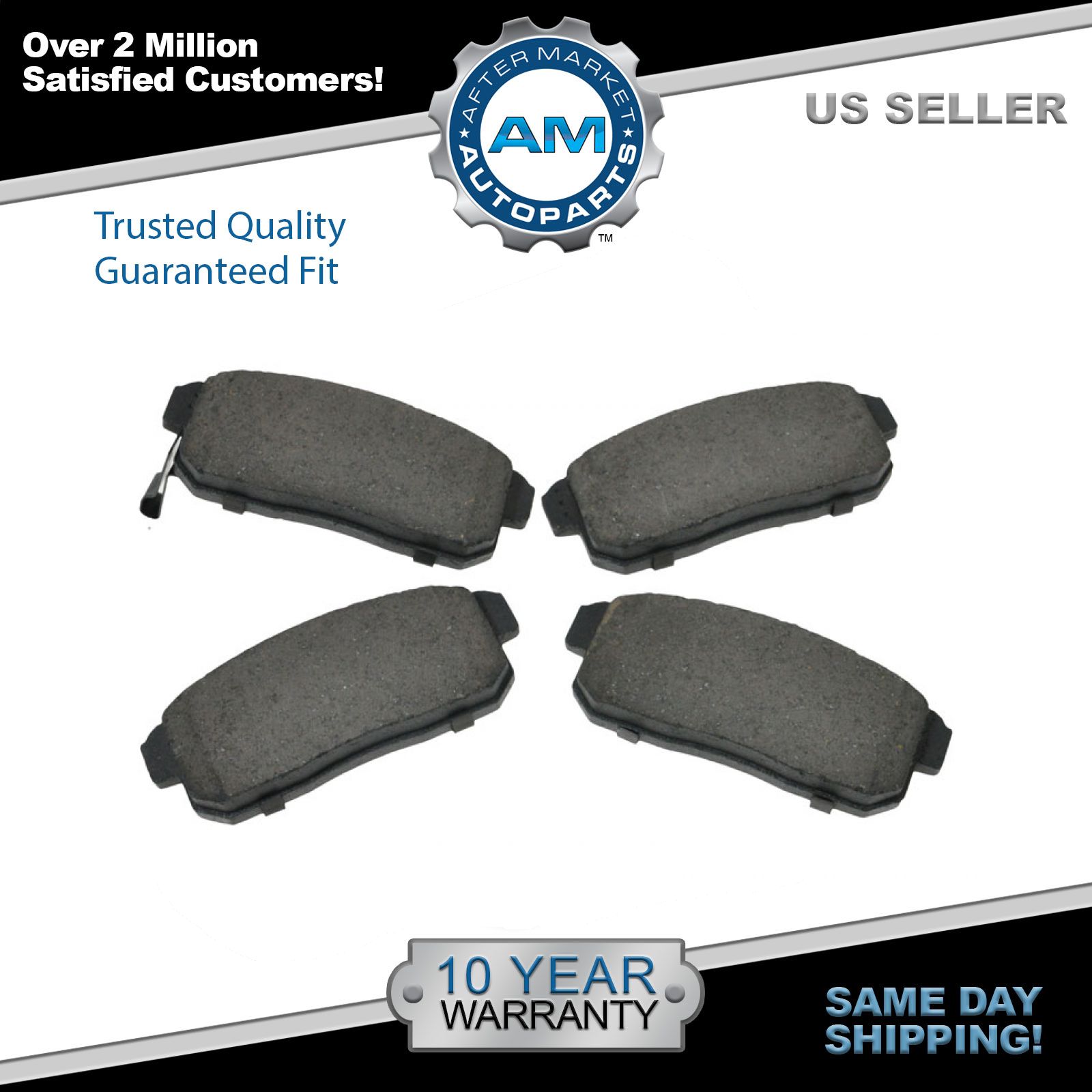 Rear Ceramic Disc Brake Pads Set Kit Left LH & Right RH for 0410 Mazda