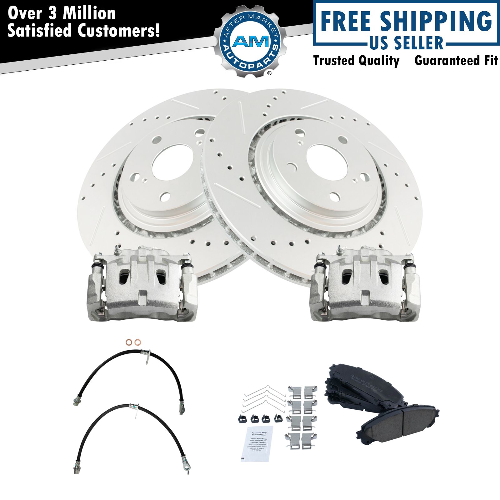 <b>Ceramic Brake Pad & Rotor Kit</b>
