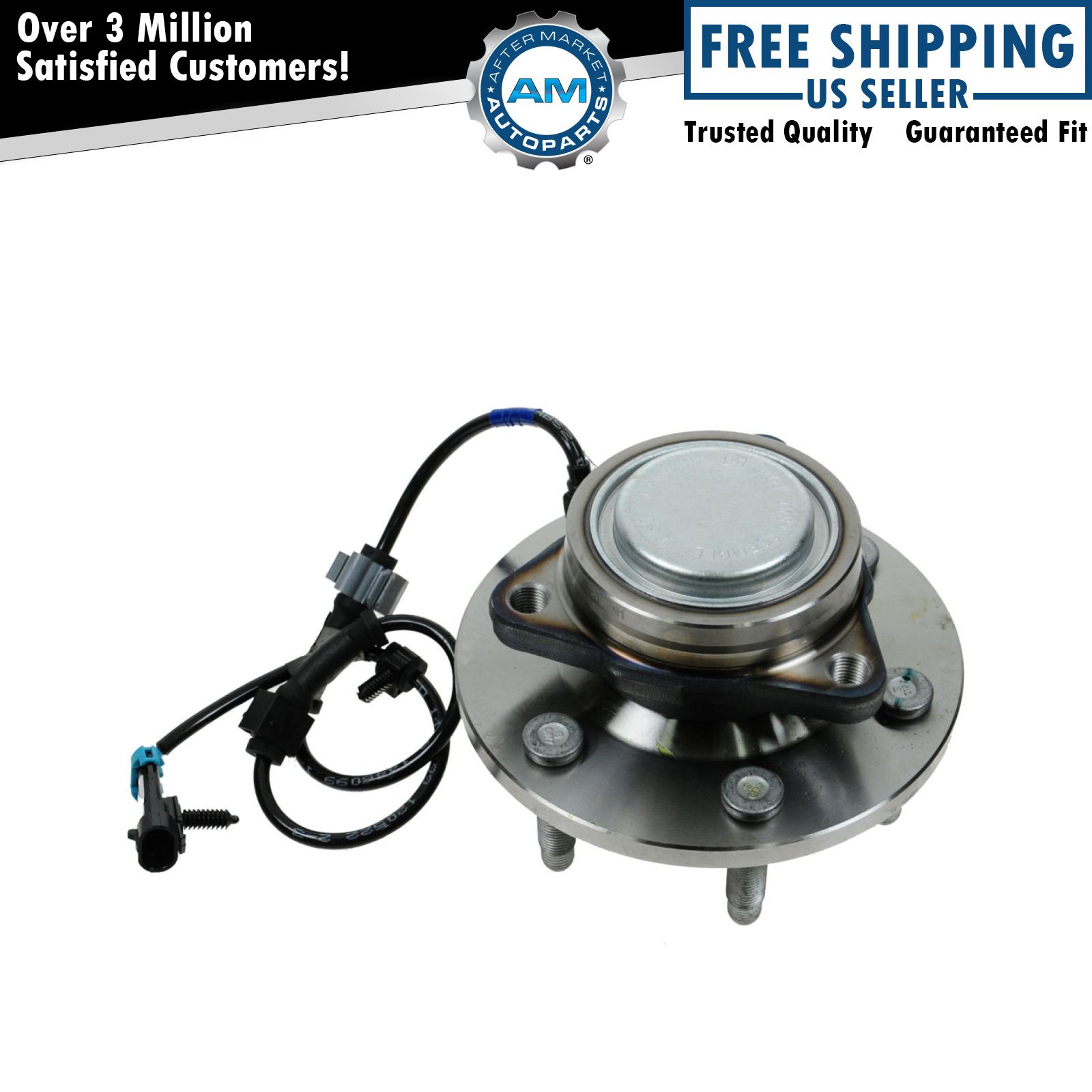 Wheel Hub /& Bearing Front Pair for Chevy GMC Van Pickup Truck 2x4 2WD 8 Lug