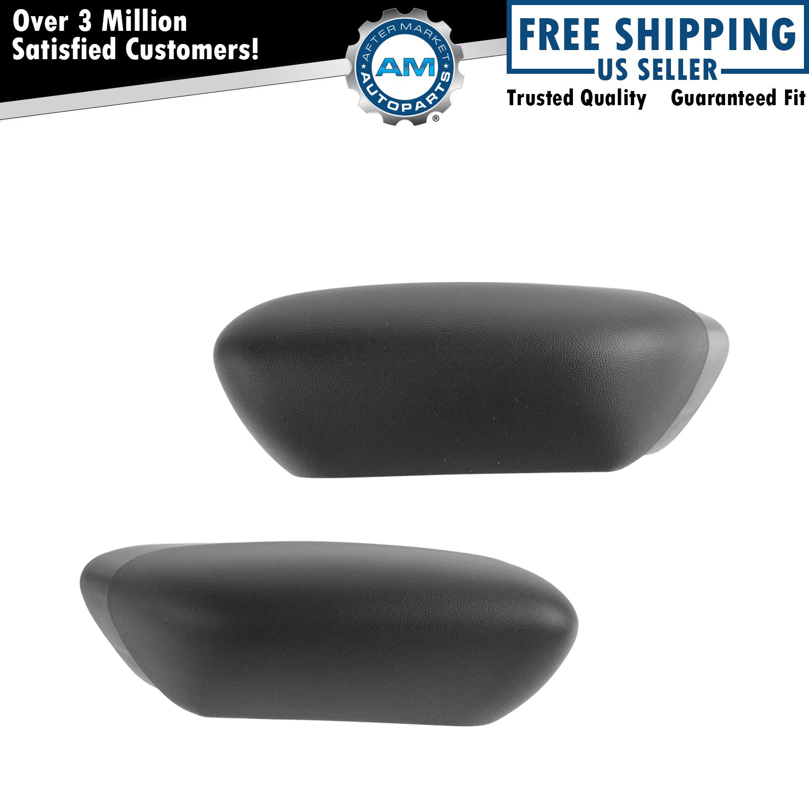 OEM Running Board End Cap Set of 4 Front & Rear LH & RH Black for Ford