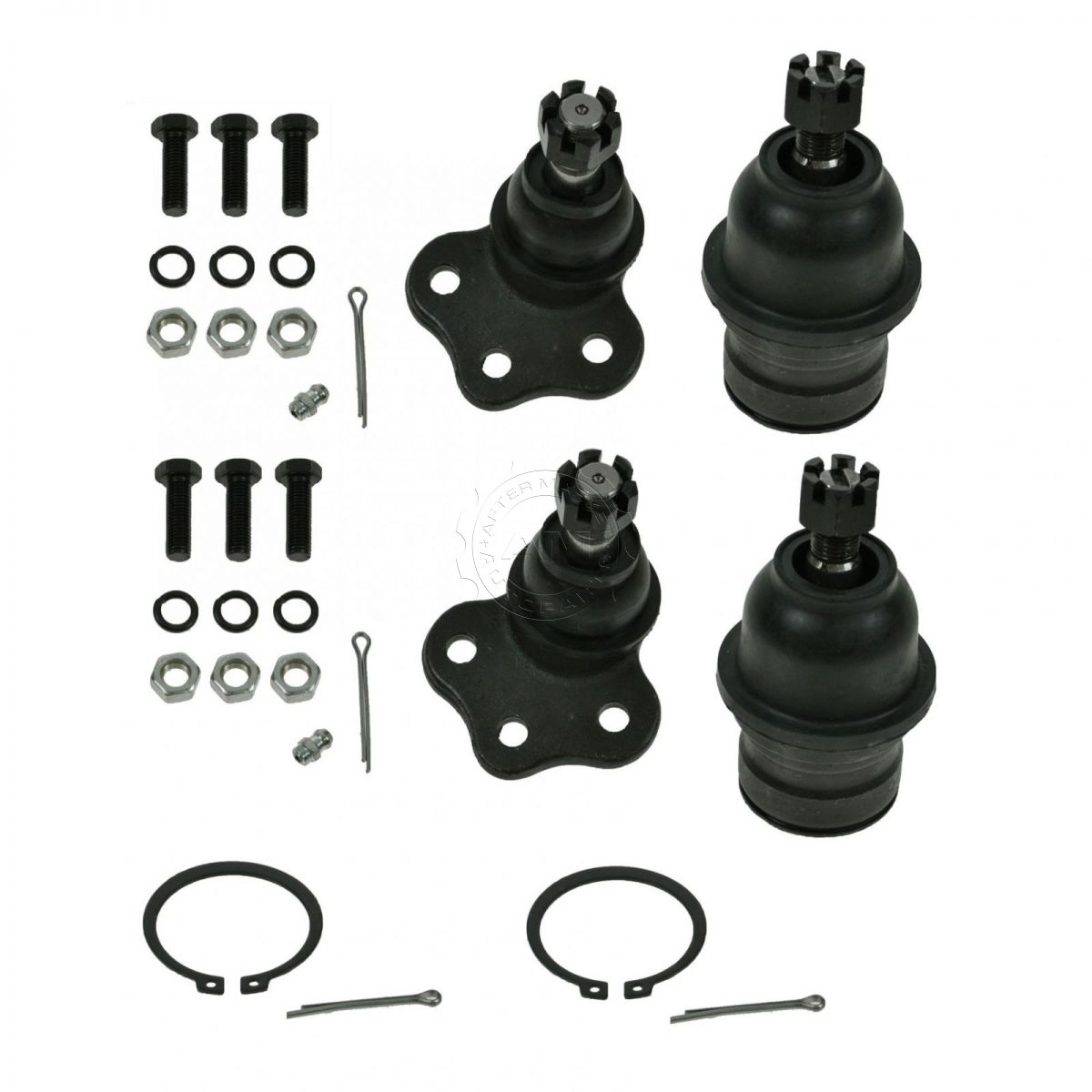 Front Upper & Lower Ball Joints Kit Set of 4 for Dodge Dakota Durango