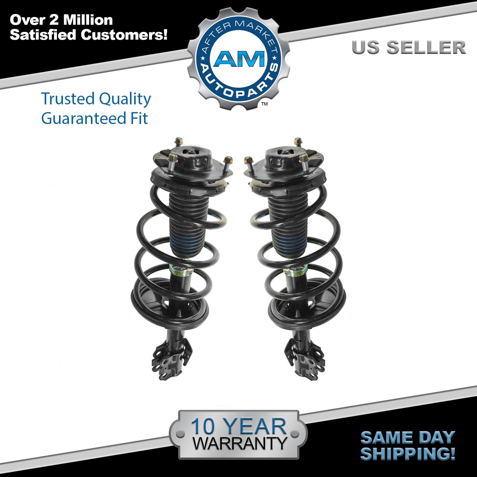 Strut & Spring Assembly Front Left Right PAIR for Toyota Sienna FWD 7 Passenger | eBay