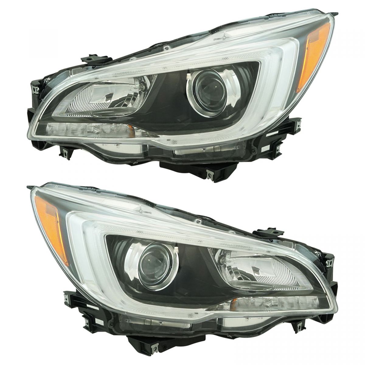 Halogen Headlight Headlamp LH RH Kit Pair Set of 2 for Subaru Outback ...