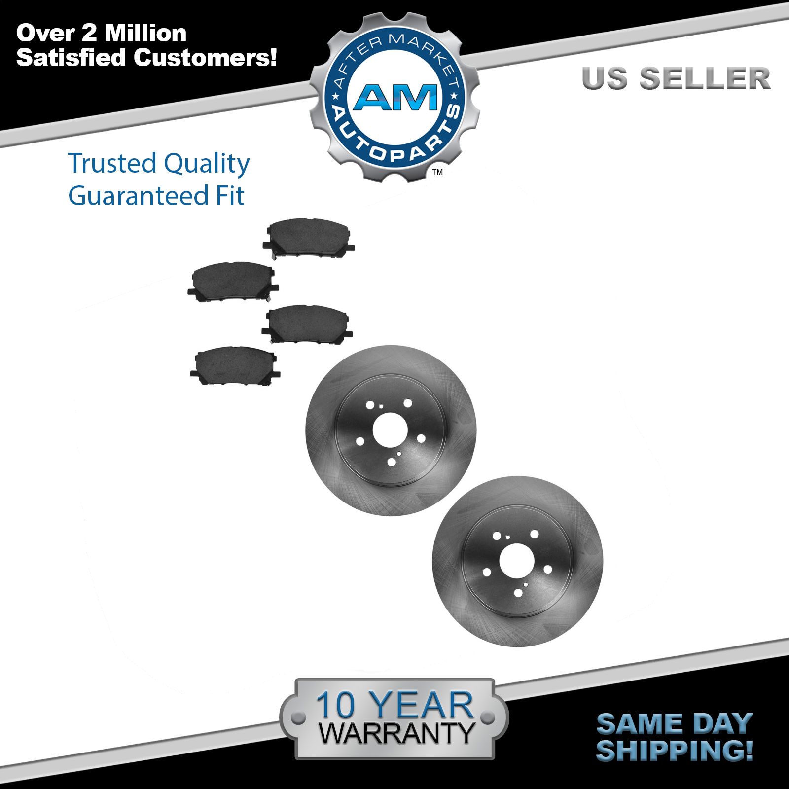 Brake Pad & Rotor Ceramic Front for Lexus RX330 RX350 Highlander SUV eBay