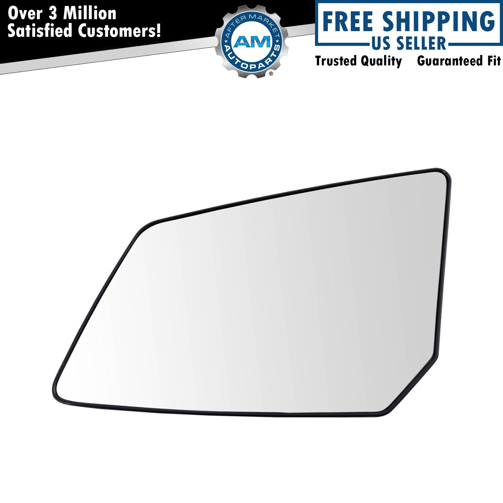 Exterior Mirror Glass w/Backing Plate LH Driver Side for Acadia Outlook Traverse