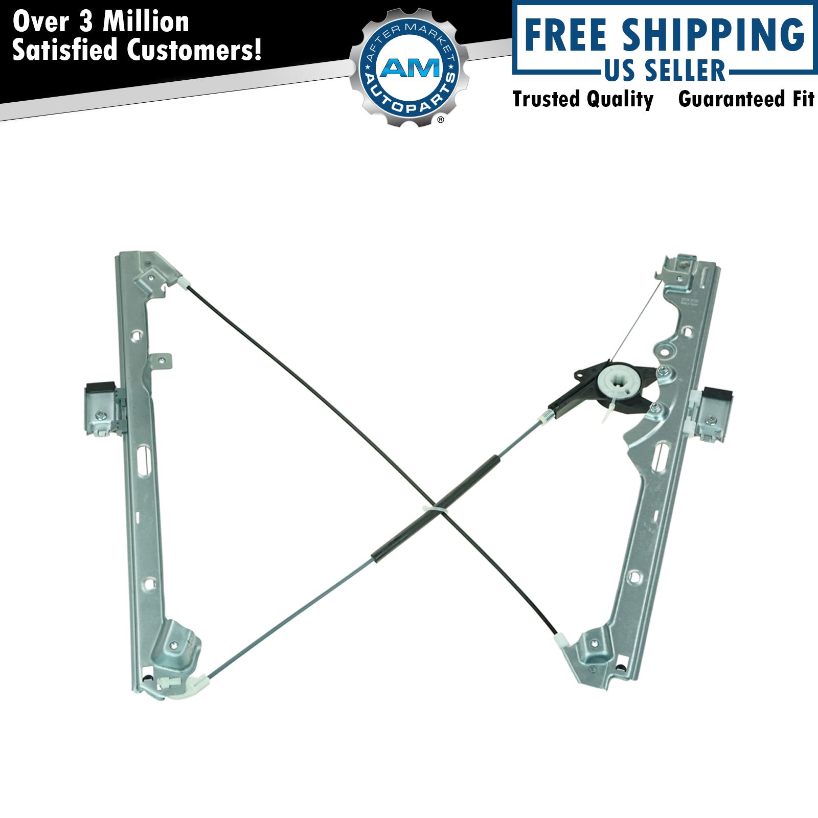 Power Window Regulator Front Driver Side Left LH for Chevy GMC Cadillac