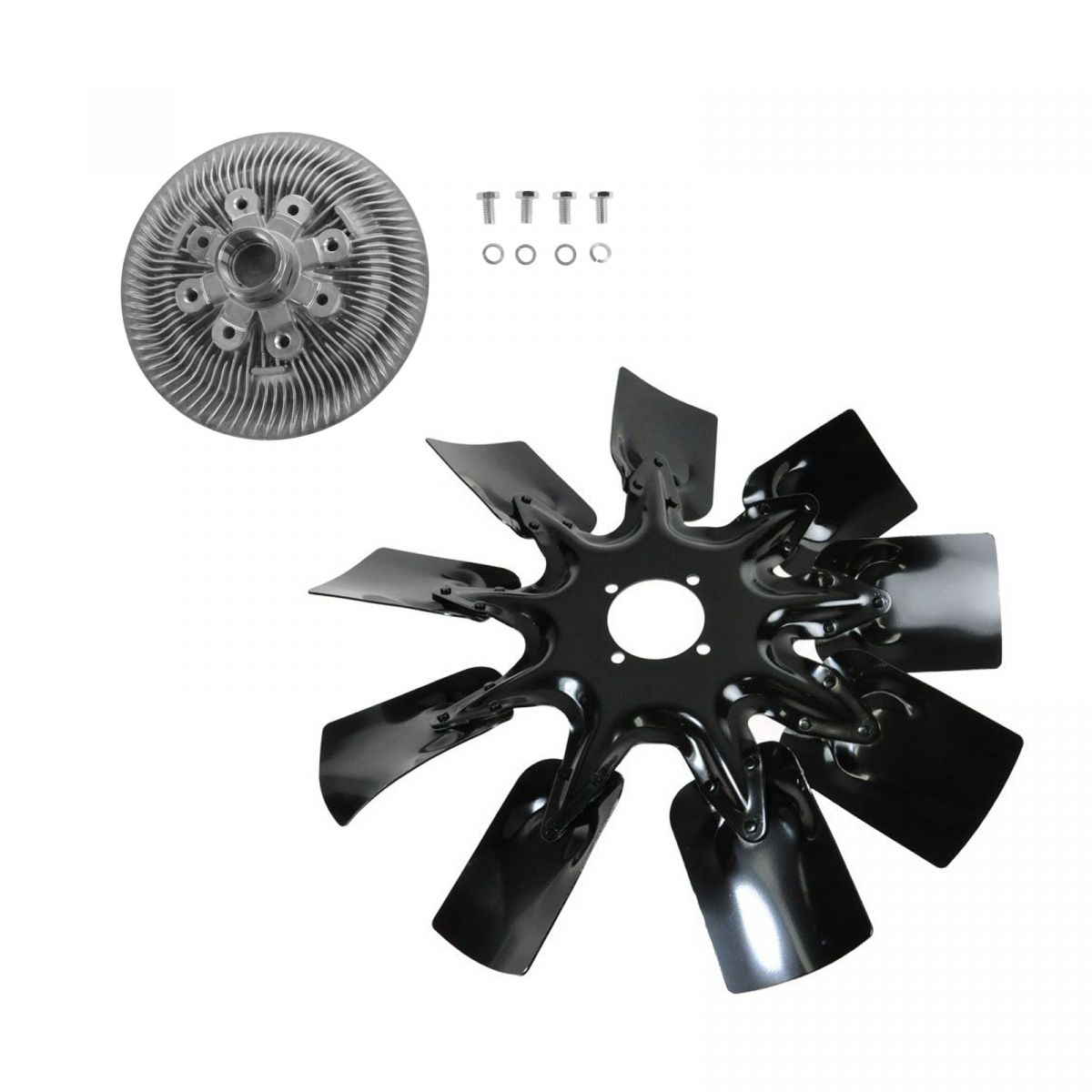 Radiator Cooling Fan Clutch & Blade Kit for 9799 Dodge Durango Dakota