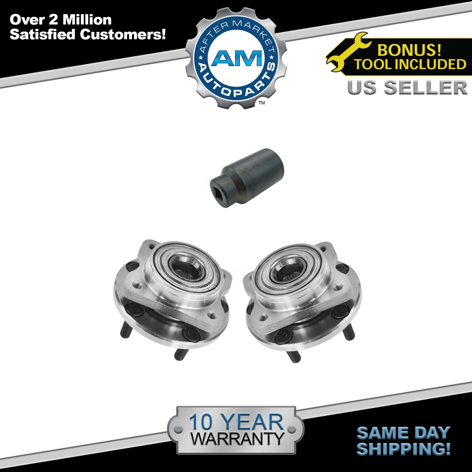 One Bearing Included with Two Years Warranty 2015 fits Chrysler 300 Front Wheel Bearing and Hub Assembly Note: AWD