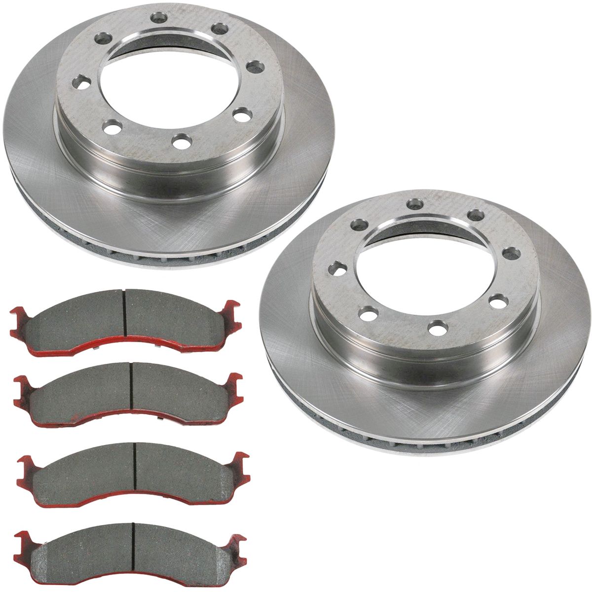 Front Premium Posi Ceramic Disc Brake Pads & Rotor Kit for 9597 Ford