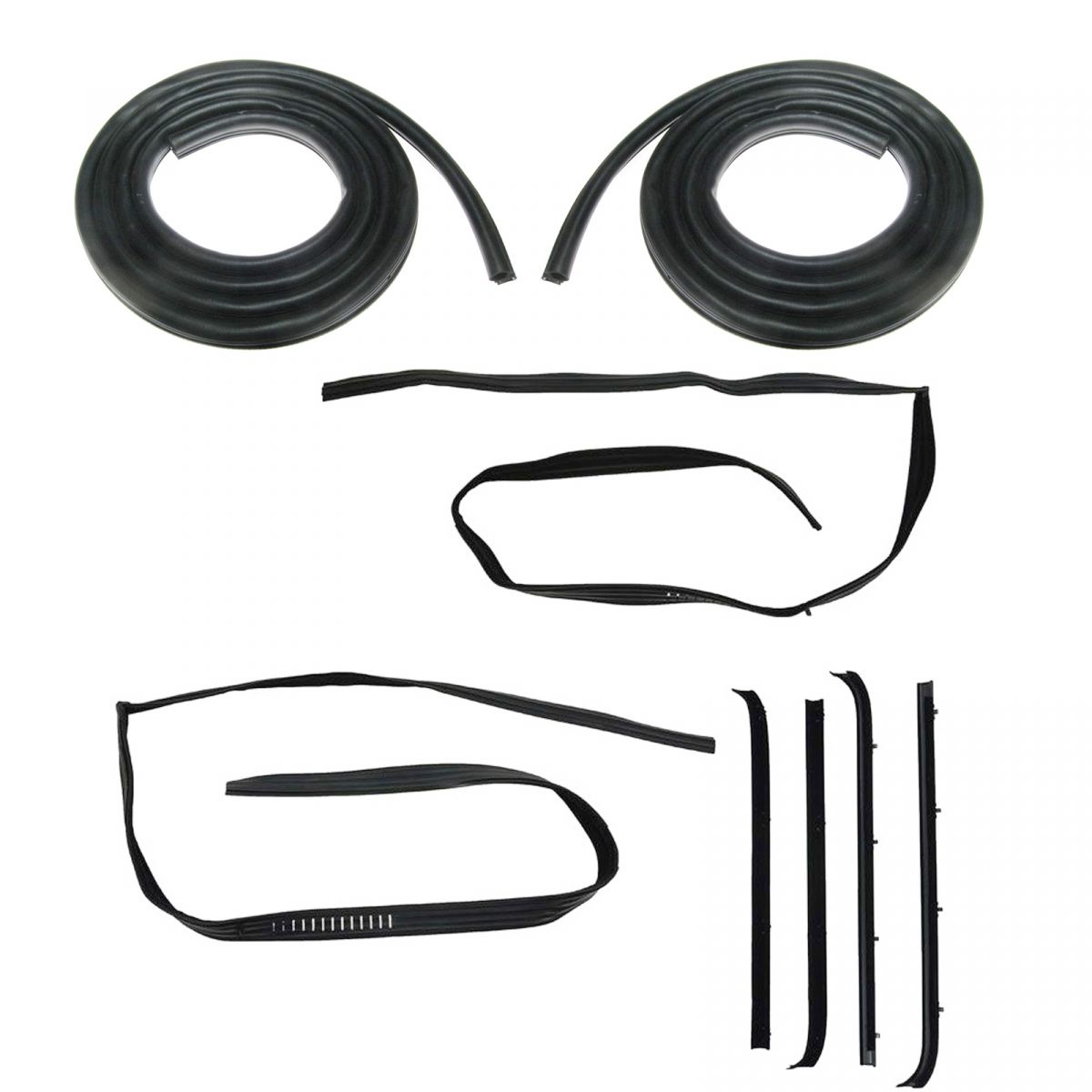 Fit For Ford Explorer 2011-2019 Rear Door Front Weatherstrip Seal