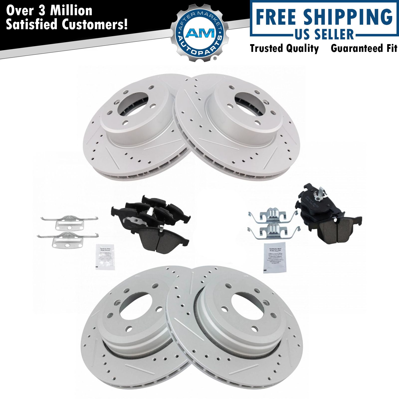 <b>Ceramic Brake Pad & Rotor Kit</b>