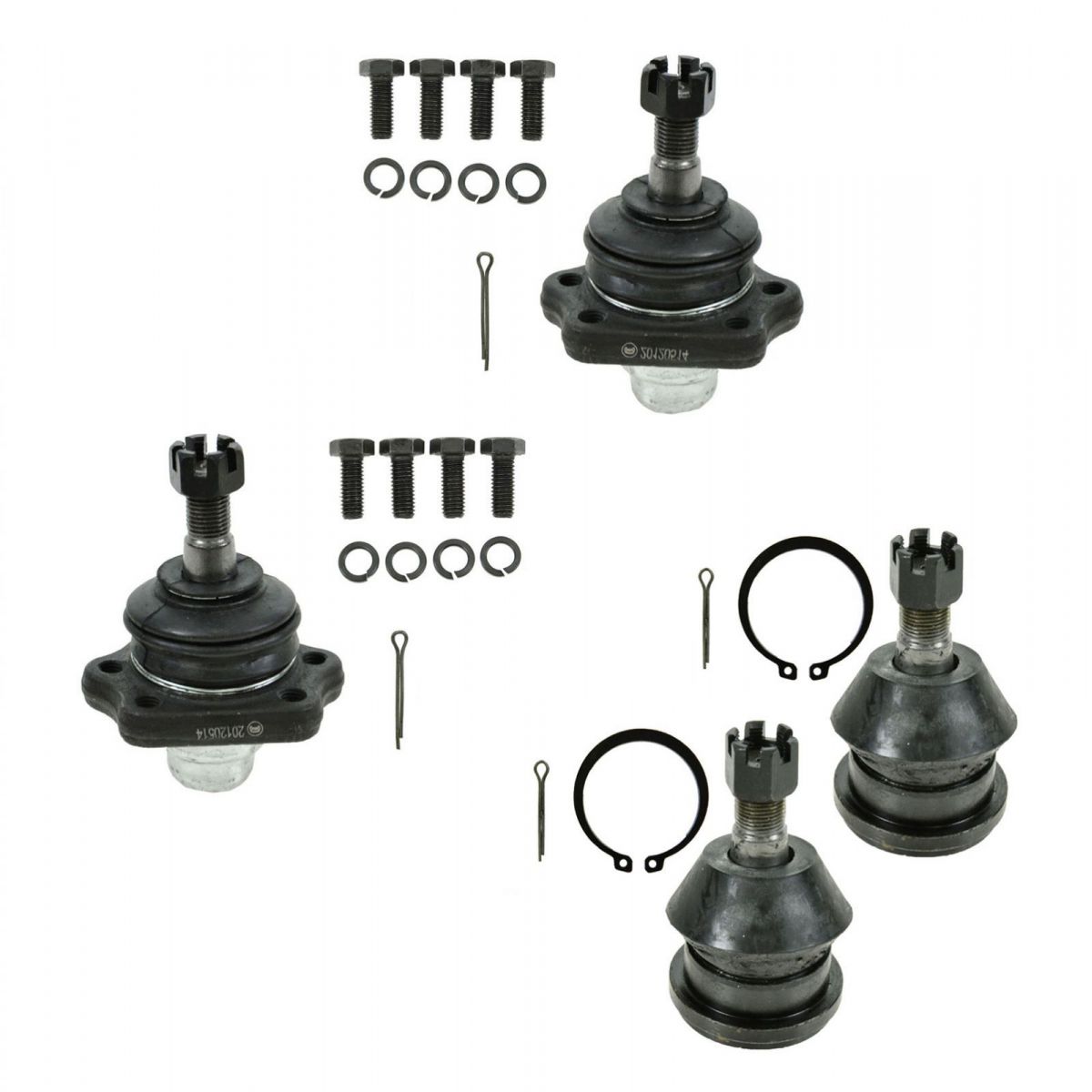 Ball Joint Upper Lower Kit LH RH Set of 4 for Nissan D21 Hardbody