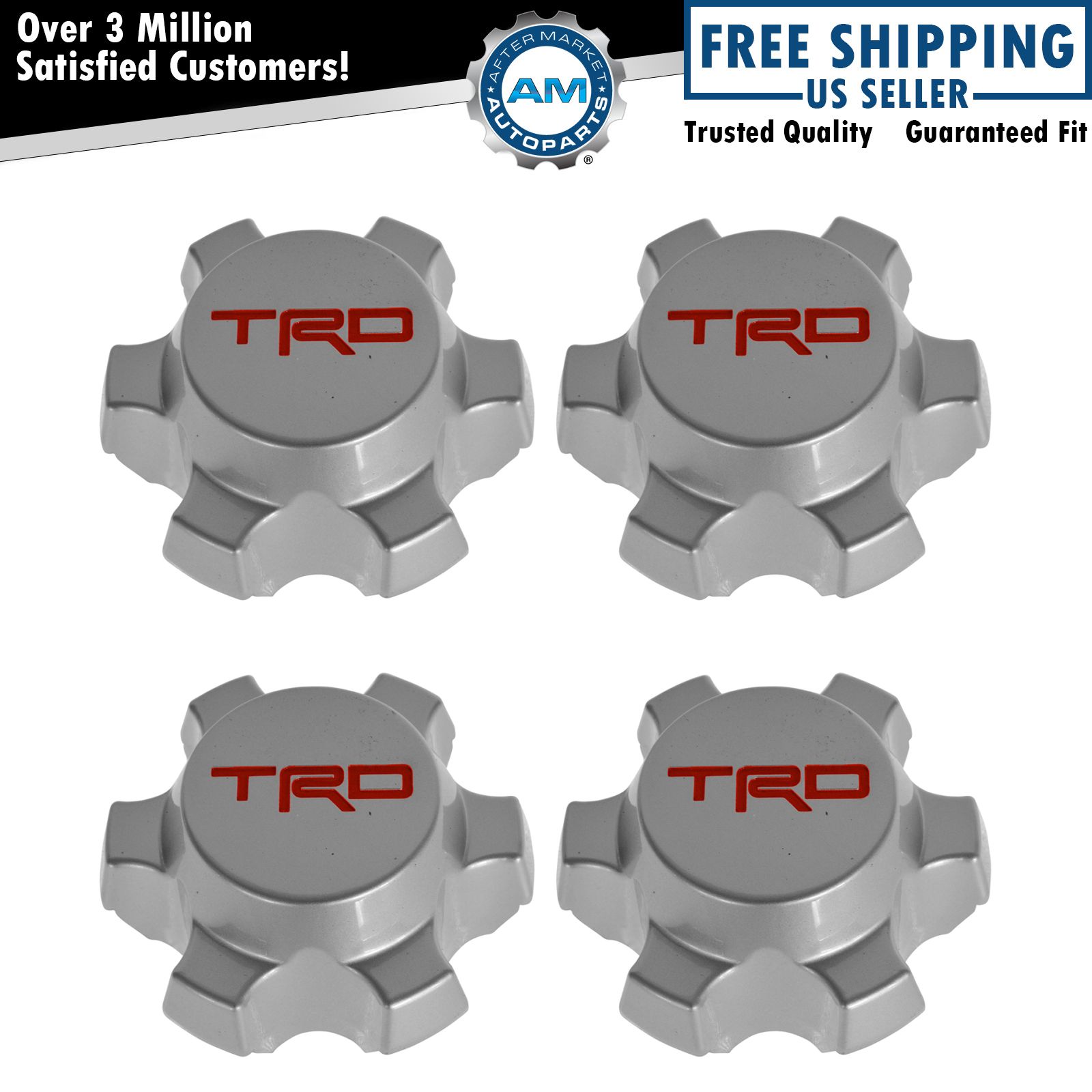 OEM TRD Wheel Center Cap Set of 4 Silver 16" Alloy for Toyota FJ Cruiser eBay