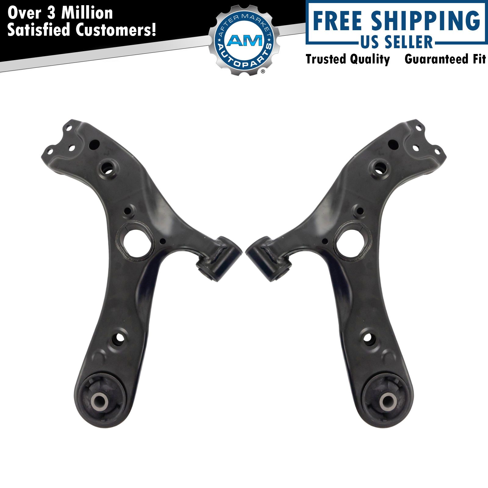 Front Suspension Lower Control Arm Pair LH & RH Sides for Toyota Prius ...
