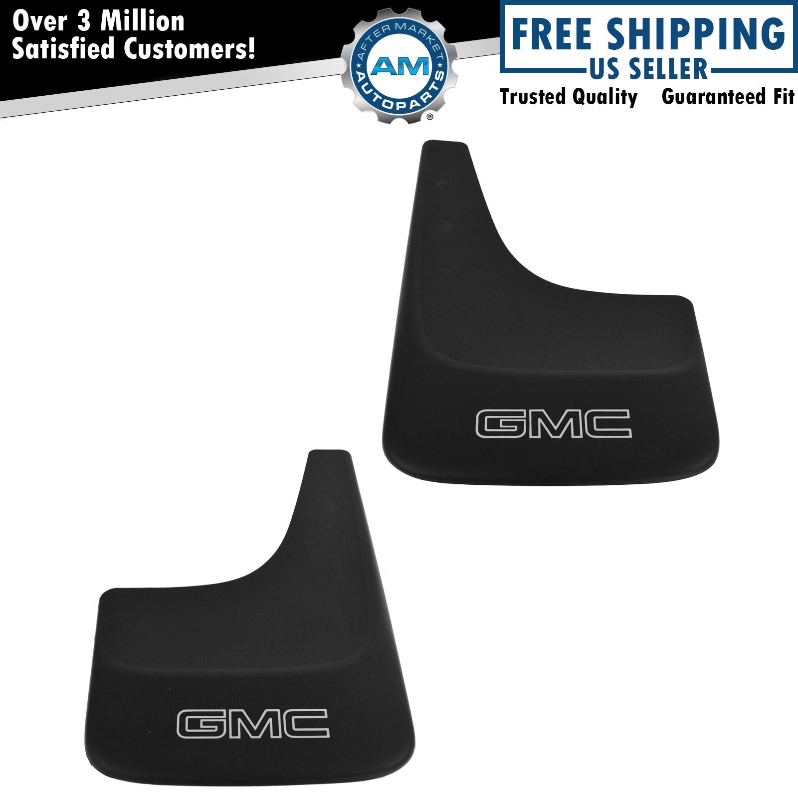 OEM 19213394 Splash Guard Mud Flap 12 Inch Wide Front or Rear Pair for GMC