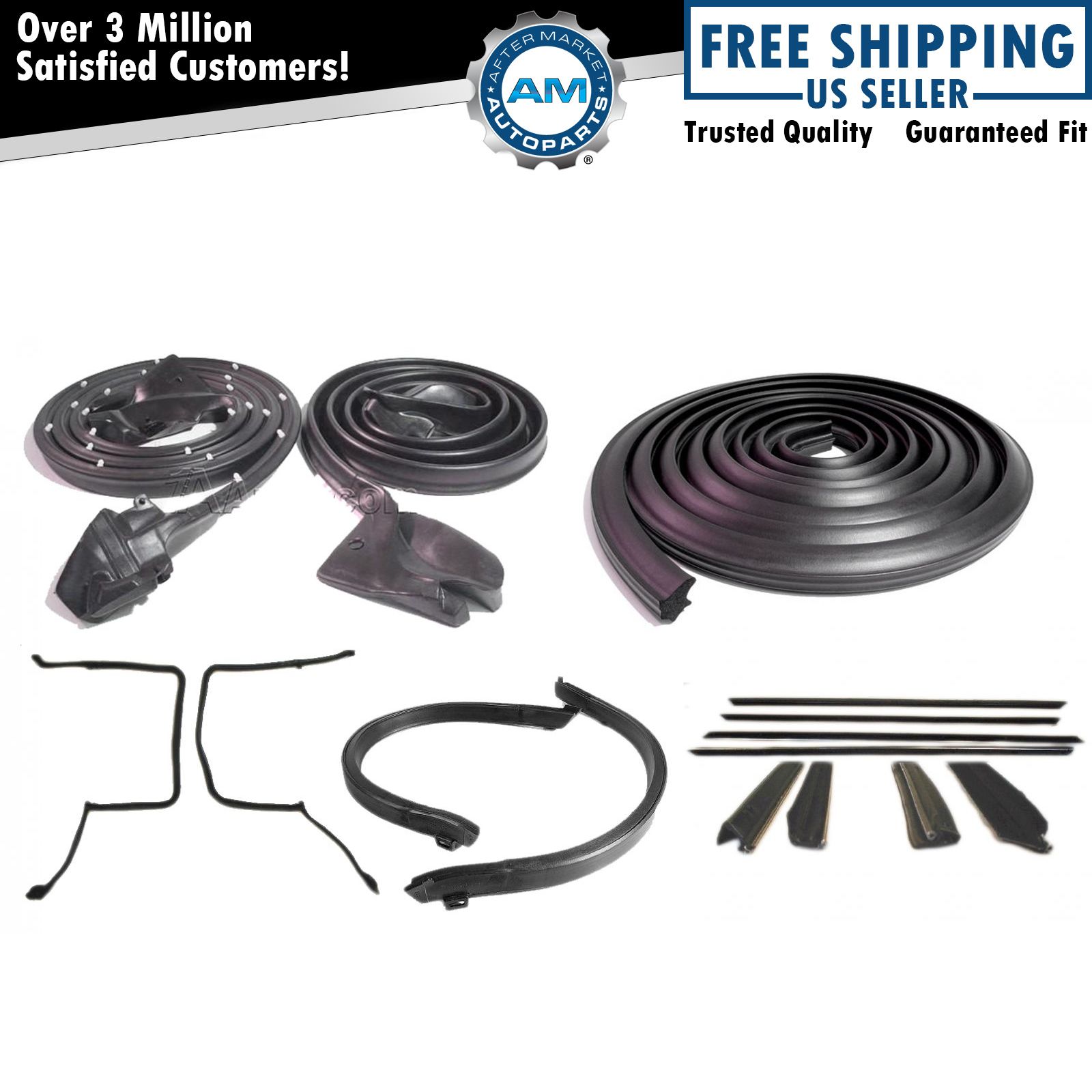 1978-1981 Chevrolet Camaro Firebird Full Weatherstrip Set