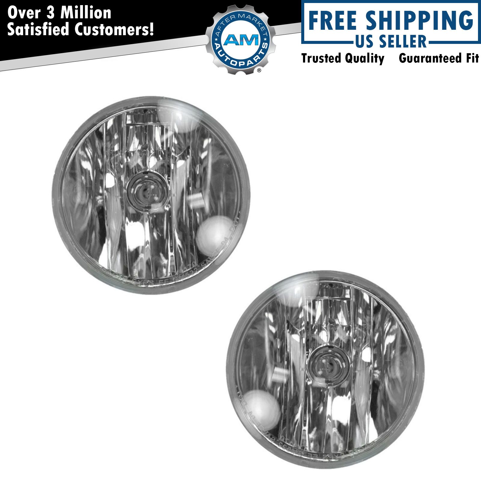 Fog Driving Light Lamp Left & Right Pair Set for Chevy Avalanche Tahoe Acadia G6
