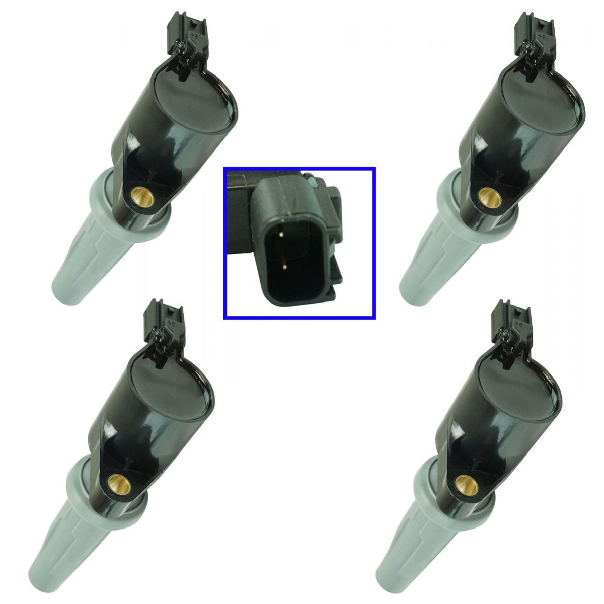 New Ignition Coils Set of 4 Ford Escape Mazda Tribute Fusion Mercury Mariner MKZ