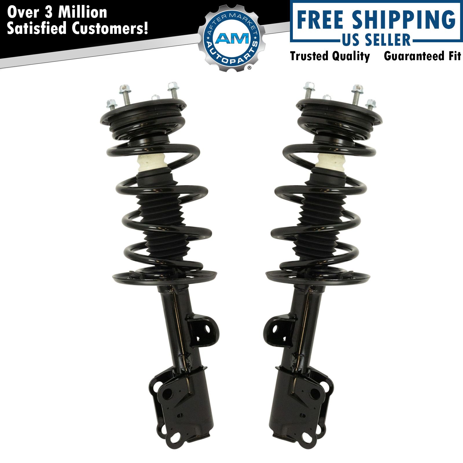 Complete Strut & Spring Assembly Pair Set of 2 LH & RH Rear for