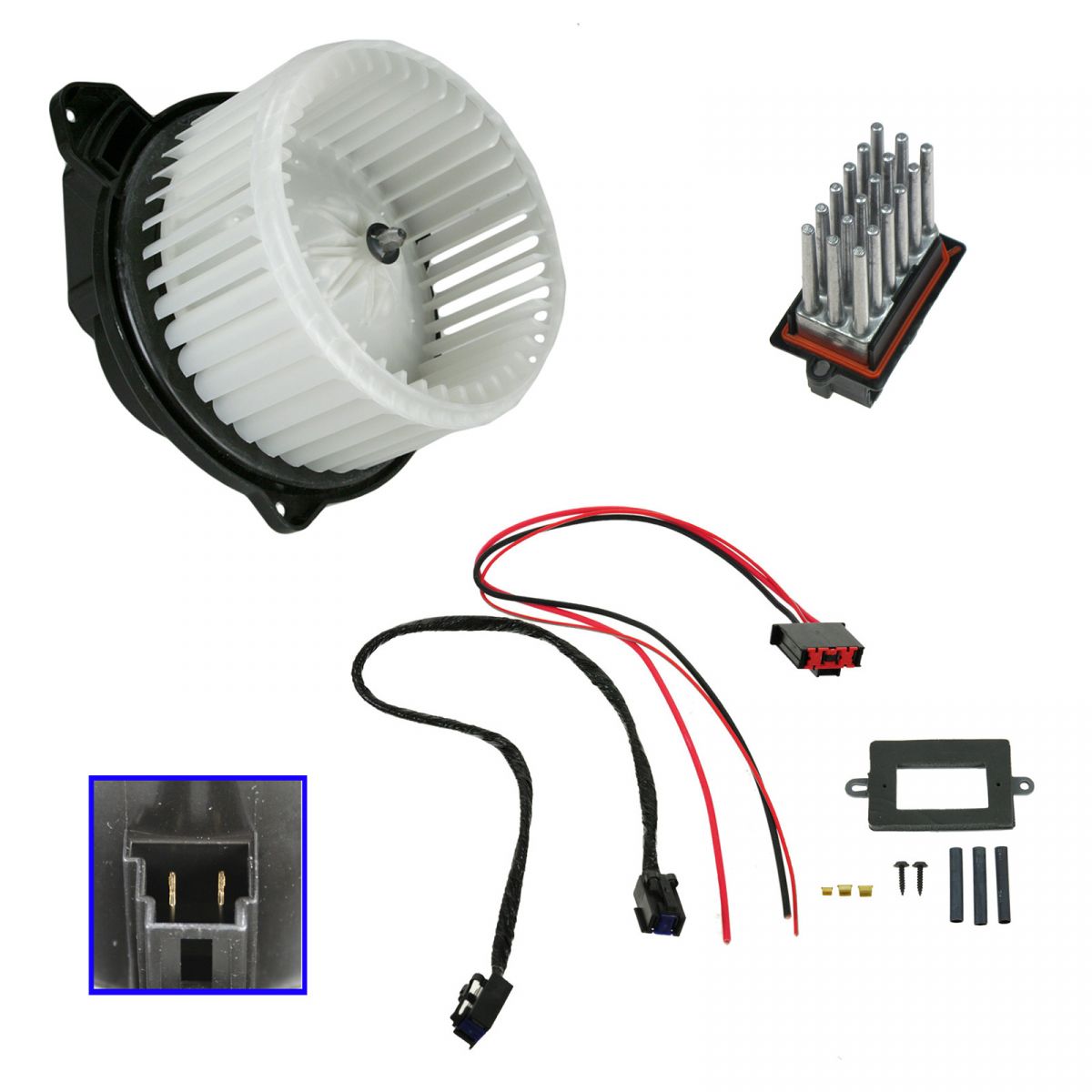 Blower Motor and Resistor Upgraded ATC Kit Set for 0204 Jeep Grand
