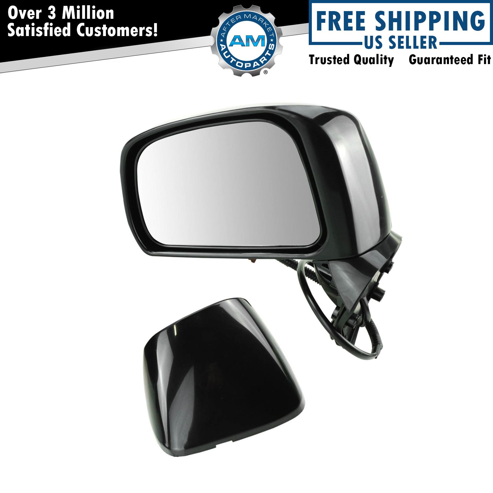 Mirror Side View Power Driver Left Hand LH for 07 Nissan Versa