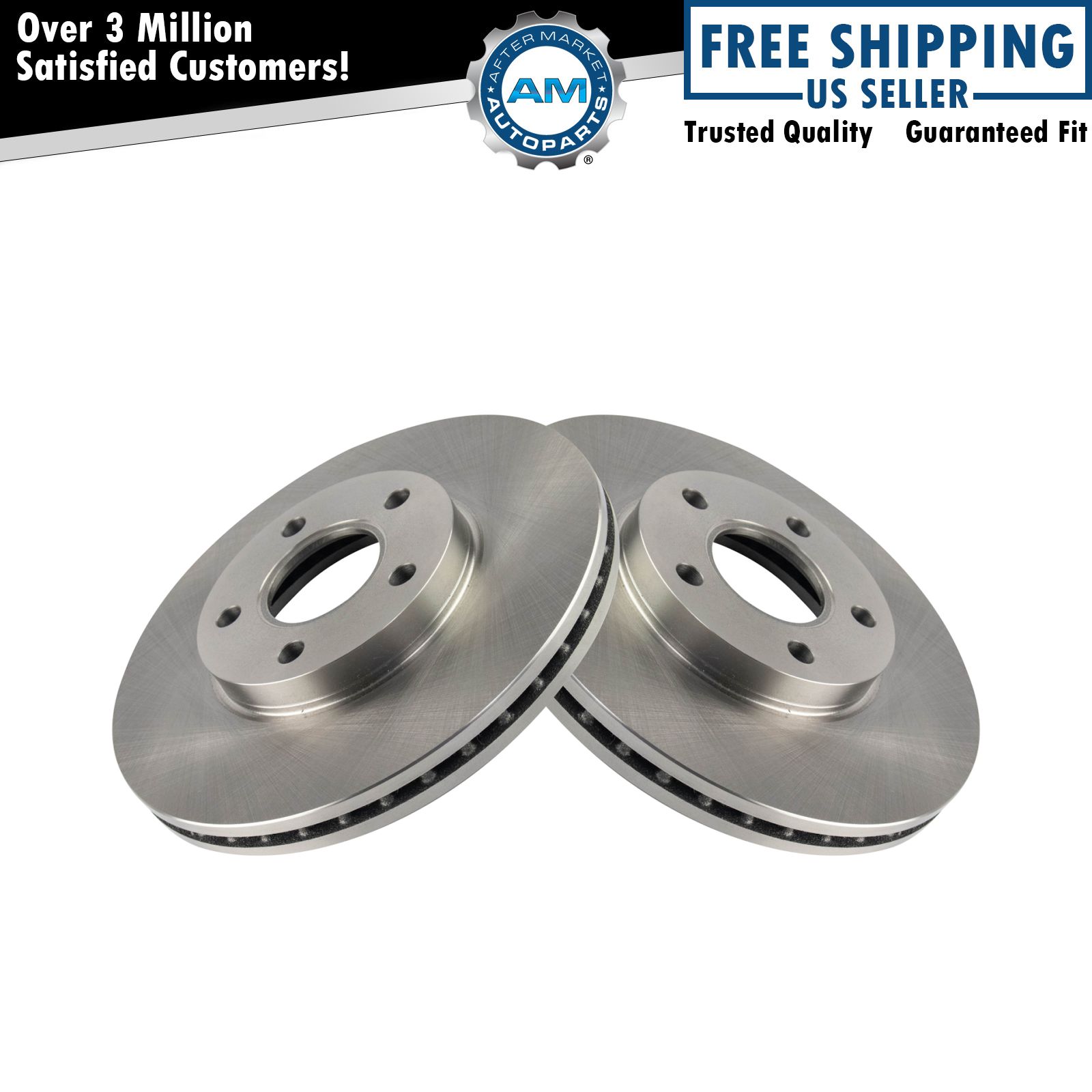 Front Brake Rotors Set For 2010-2013 Ford Transit Connect