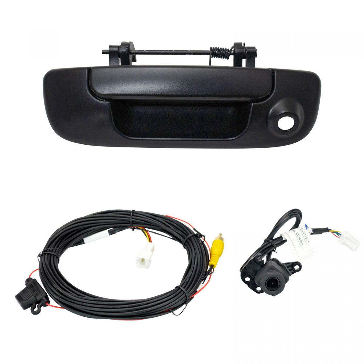 Rear View Backup Camera Add-on Kit w/ Wiring & Handle for Ram 1500 2500 ...