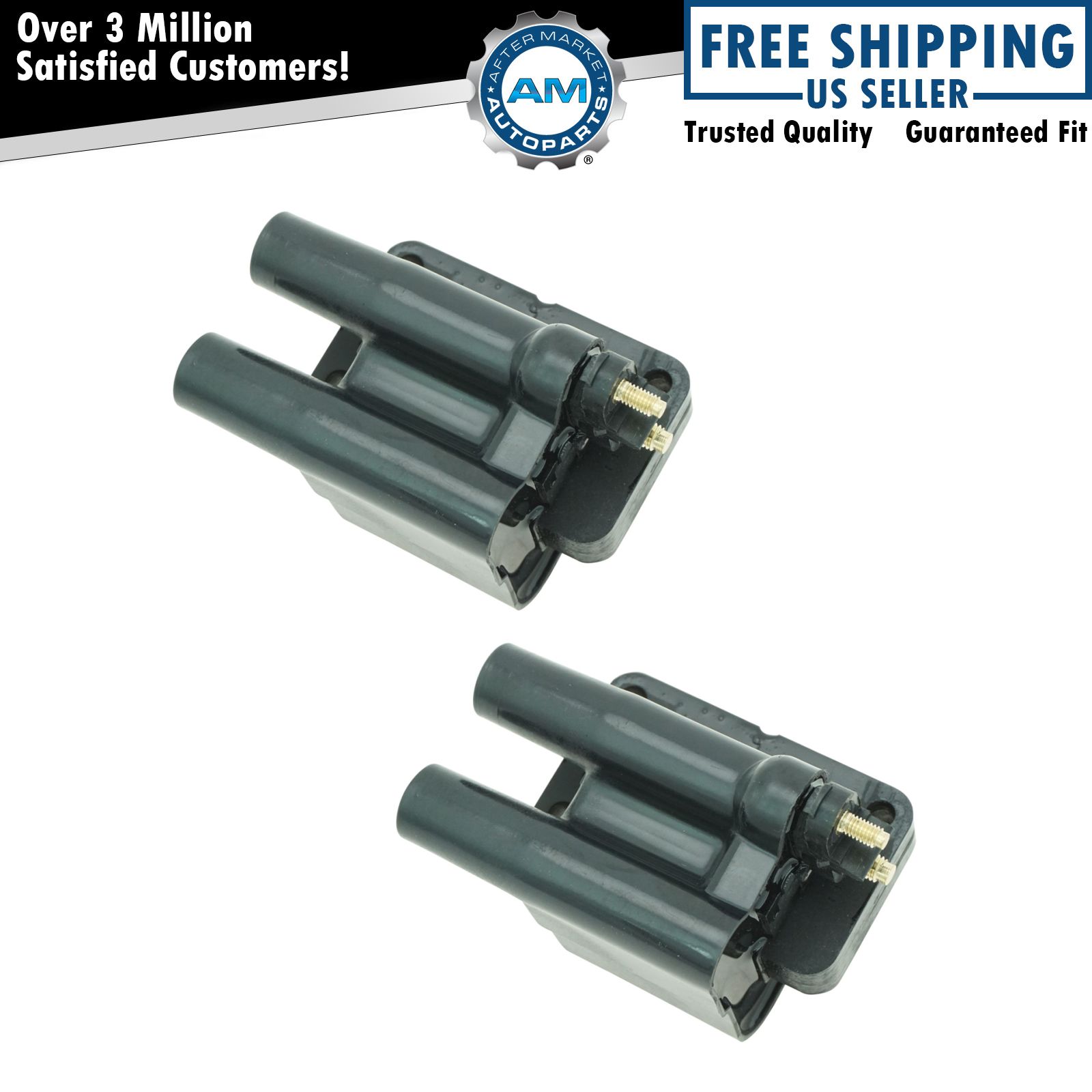 Ignition Coil Set of 2 Pair for Mitsubishi Eclipse Galant Eagle Talon NEW