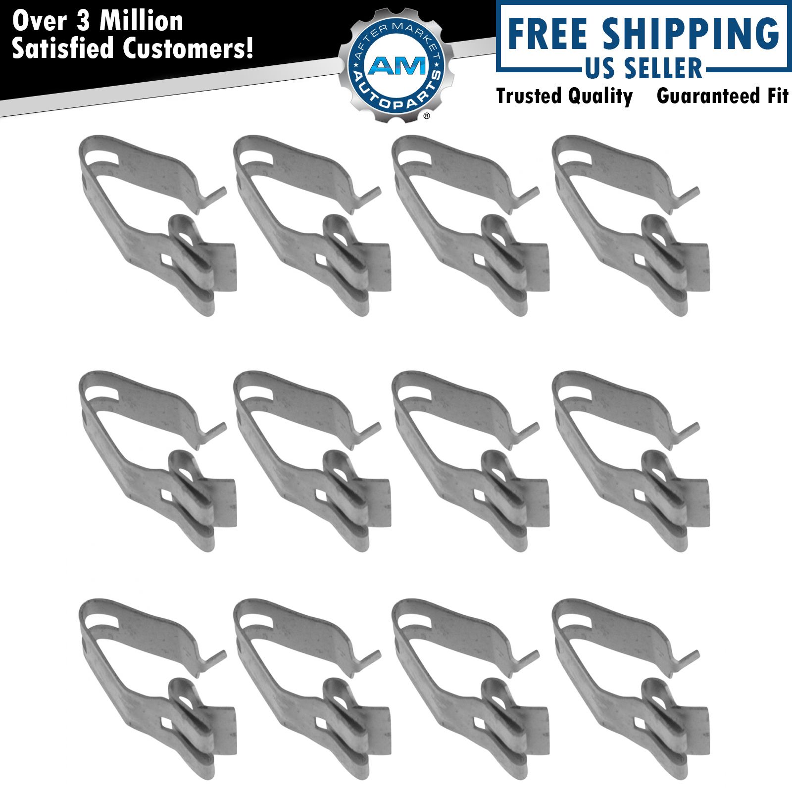 OEM Grille Mounting Retainer Clip Set for Chevy GMC Olds New