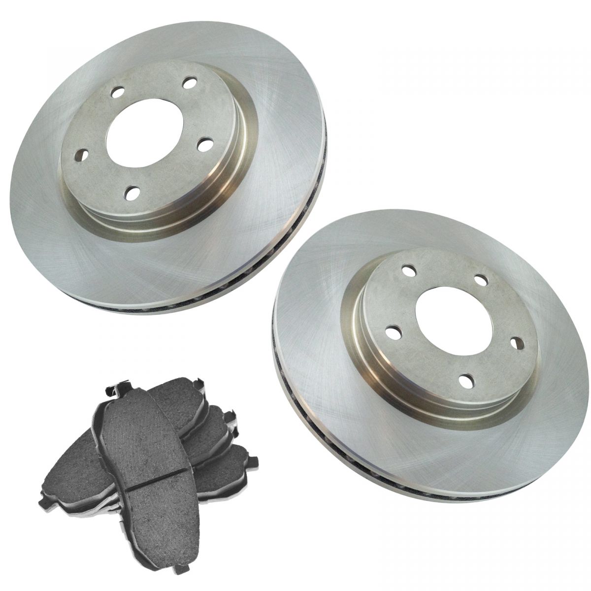 Front Brake Pad & Rotor Kit Premium Posi Ceramic for Nissan Sentra