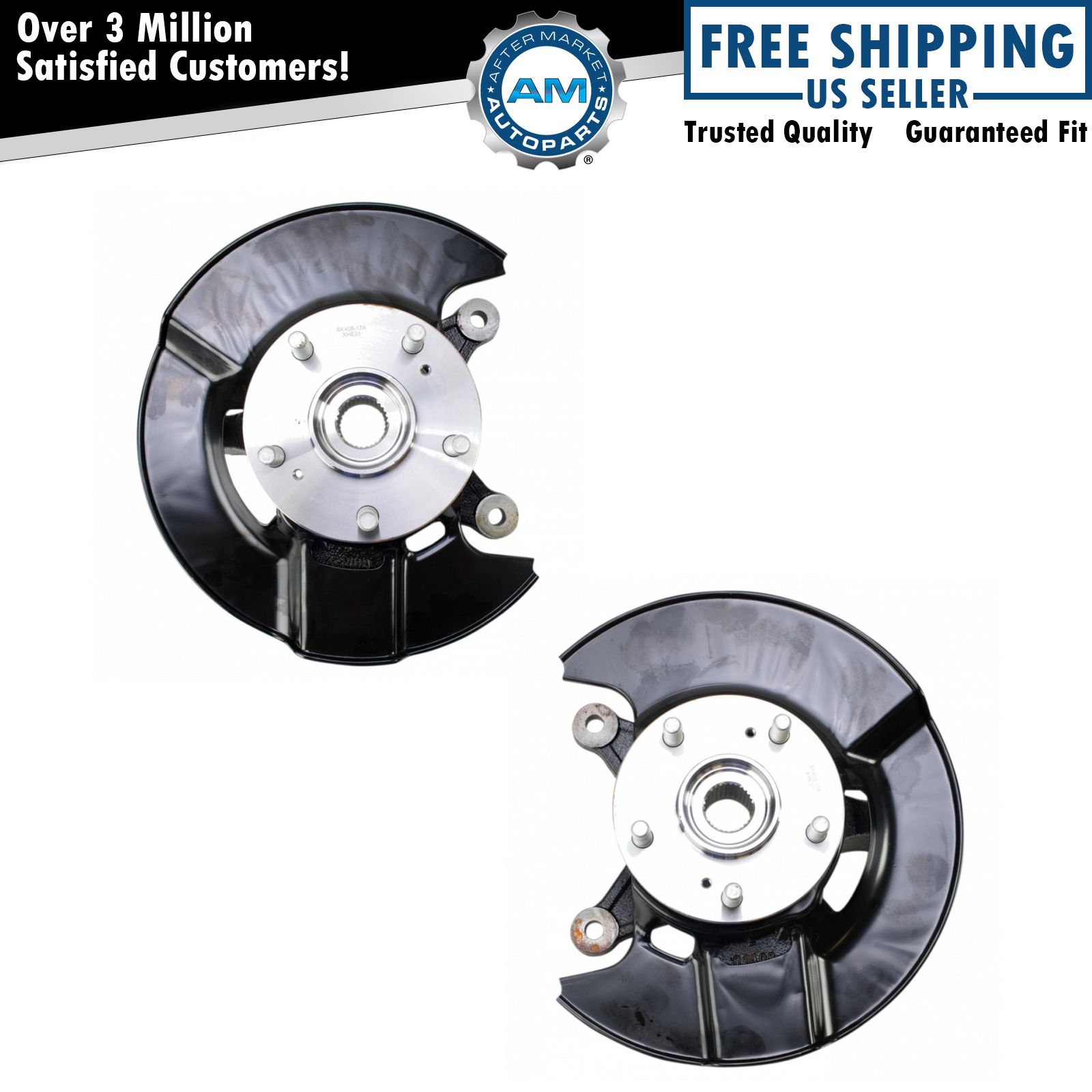 Front Wheel Bearing & Hub Assembly with Knuckle Pair for Honda Pilot New