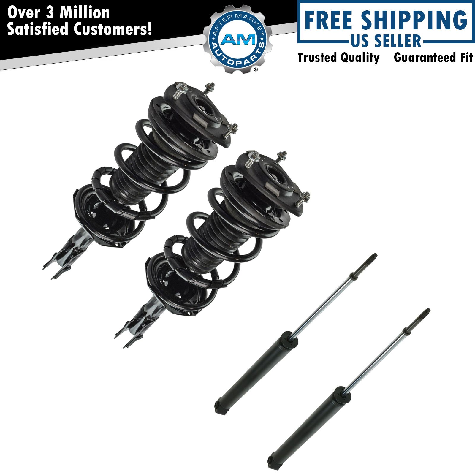 <b>4 Piece Complete Strut Assembly & Shock Absorber Kit</b>